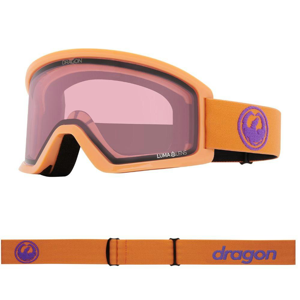 Dragon Light Dx3 Otg - Apricot With Lumalens Rose Lens - Medium Fit
