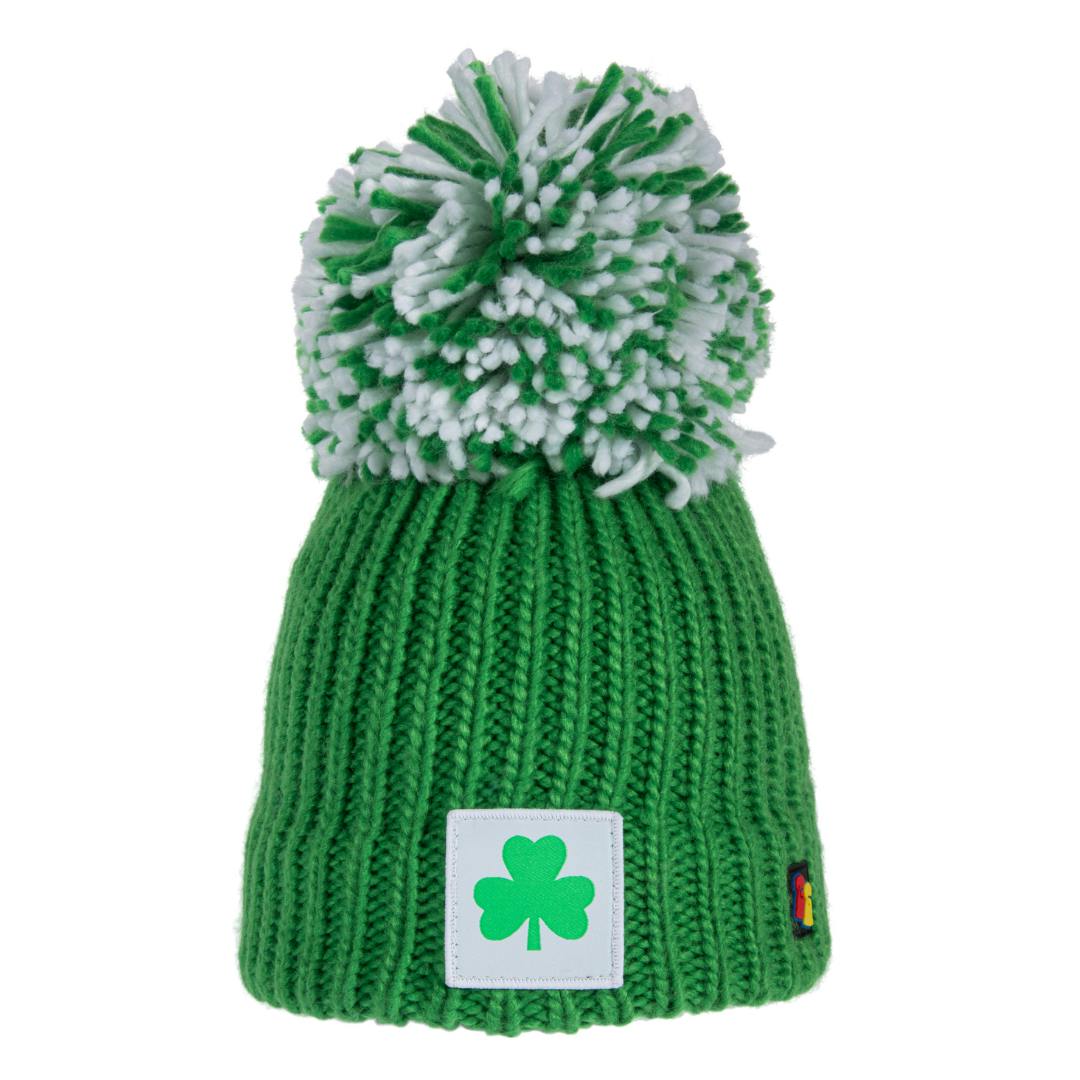 Big Bobble Hats Unisex Green/White The Big Craic