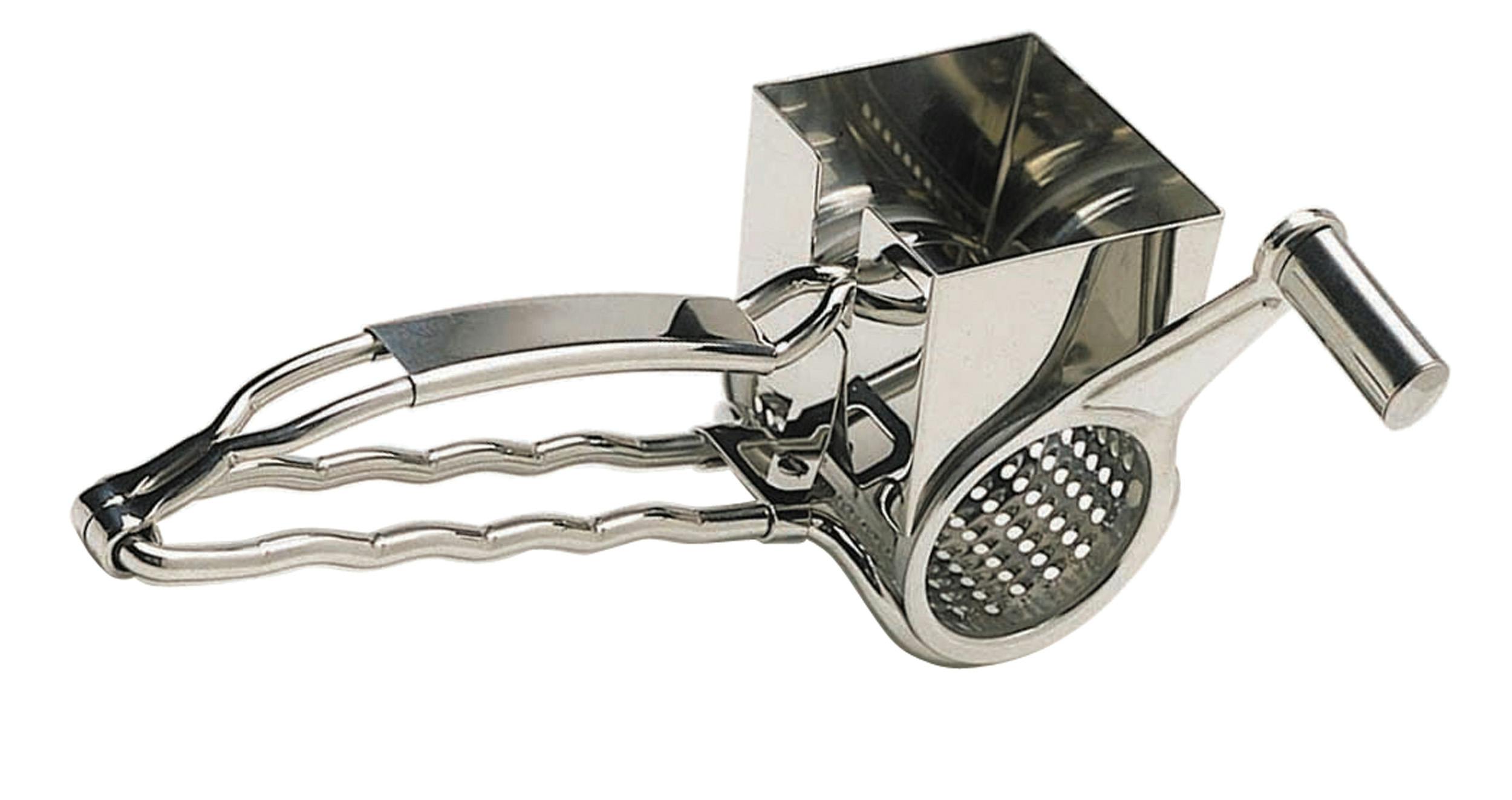 Masterclass Silver Deluxe Stainless Steel Rotary Cheese Grater - Stainless Steel - Grater