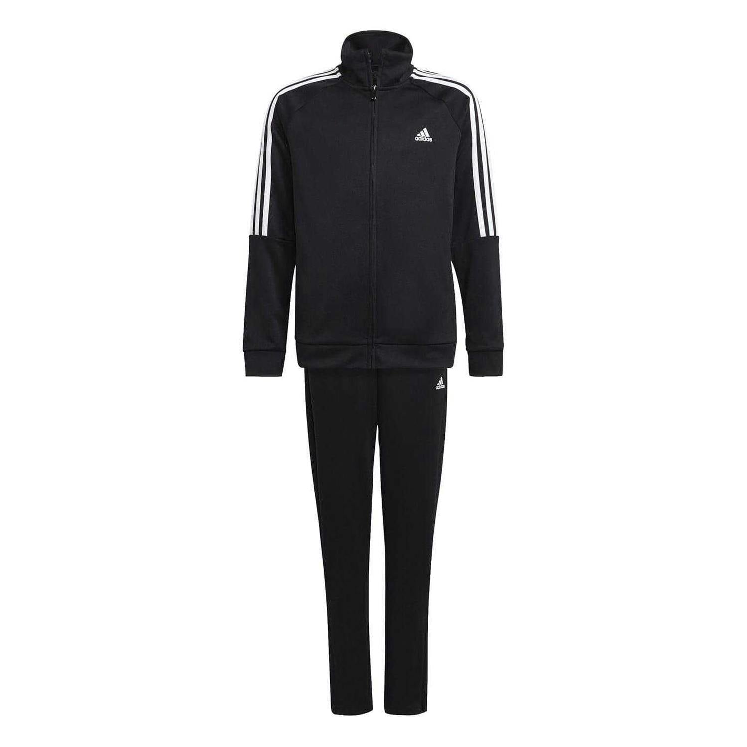 Adidas Boys Black/White Sereno Tracksuit - 13-14 Years
