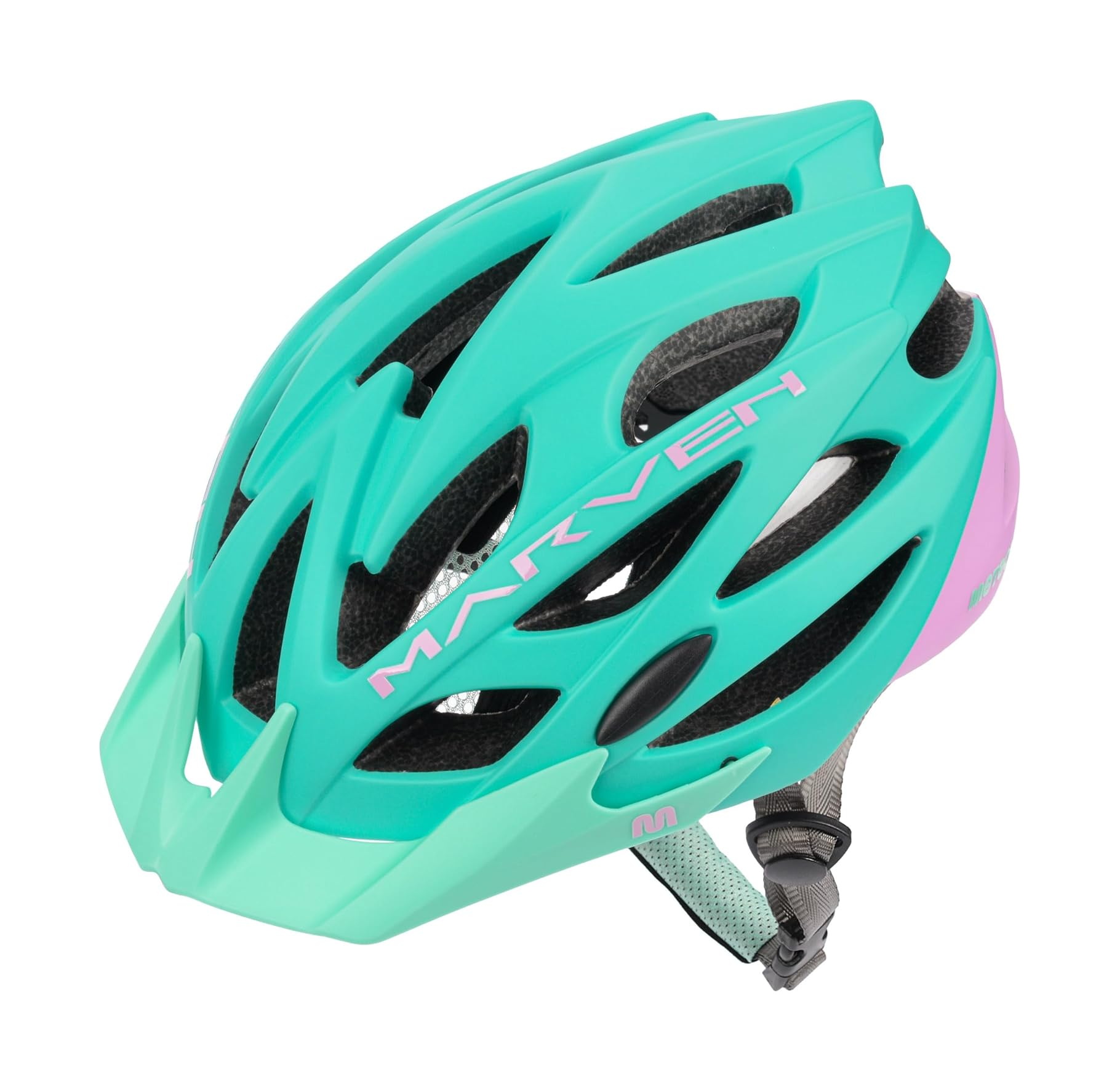 Meteor Cyan/Pink Marven Cycle Helmet Mtb Bike Skateboard Scooter Safety Gear - S 52 – 56 Cm (20.4 – 22 Inch)