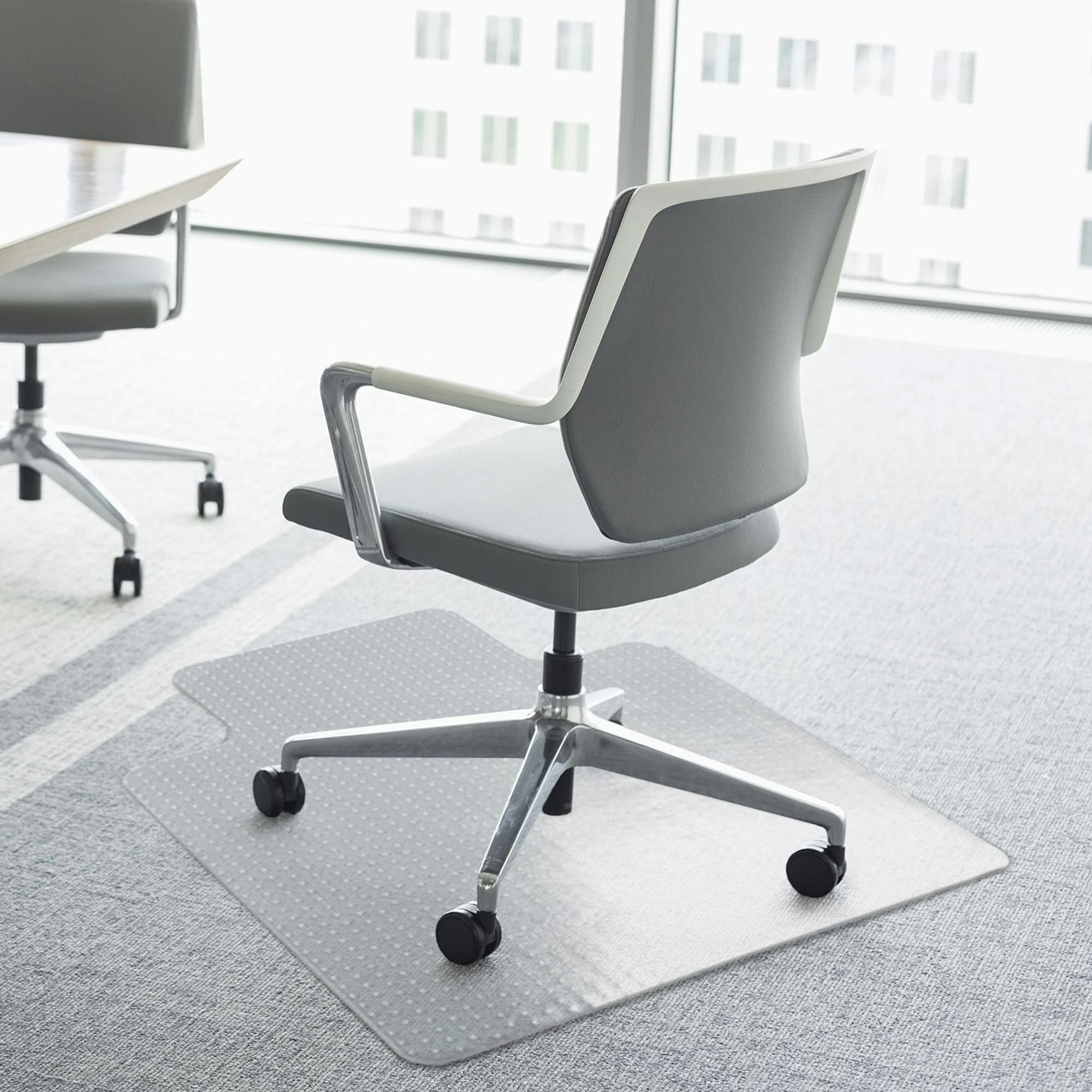 Homcom Office Carpet Protector Chair Mat Spike Non Slip Studs Frosted