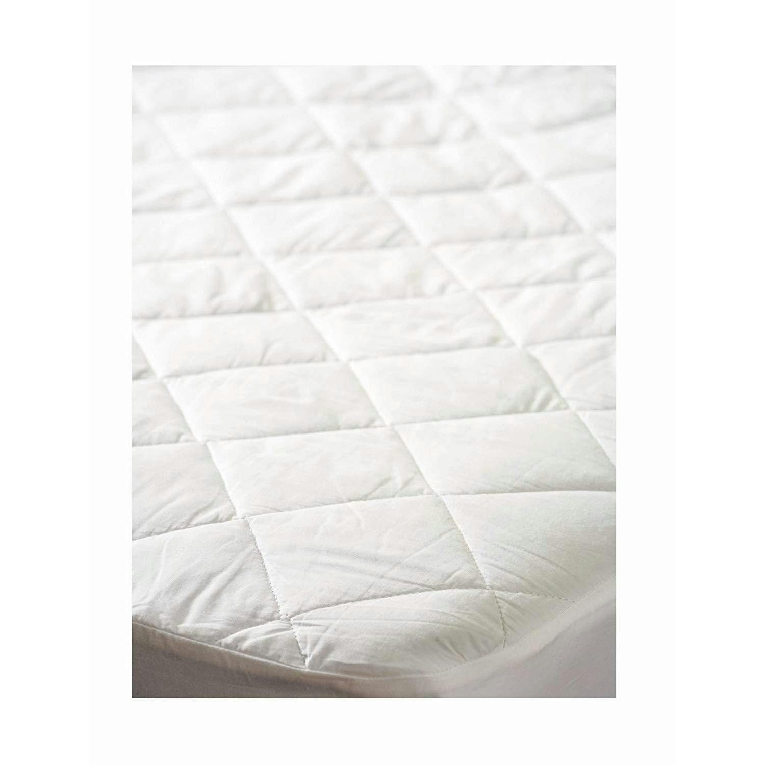 Belledorm White Cotton Mattress Protector - Double