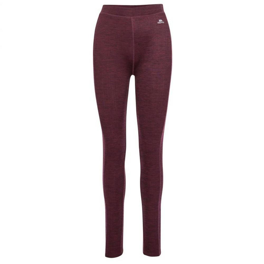 Trespass Women's Dainton Thermal Bottoms - Fig - M - Fig - 95% Polyester/5% Elastane