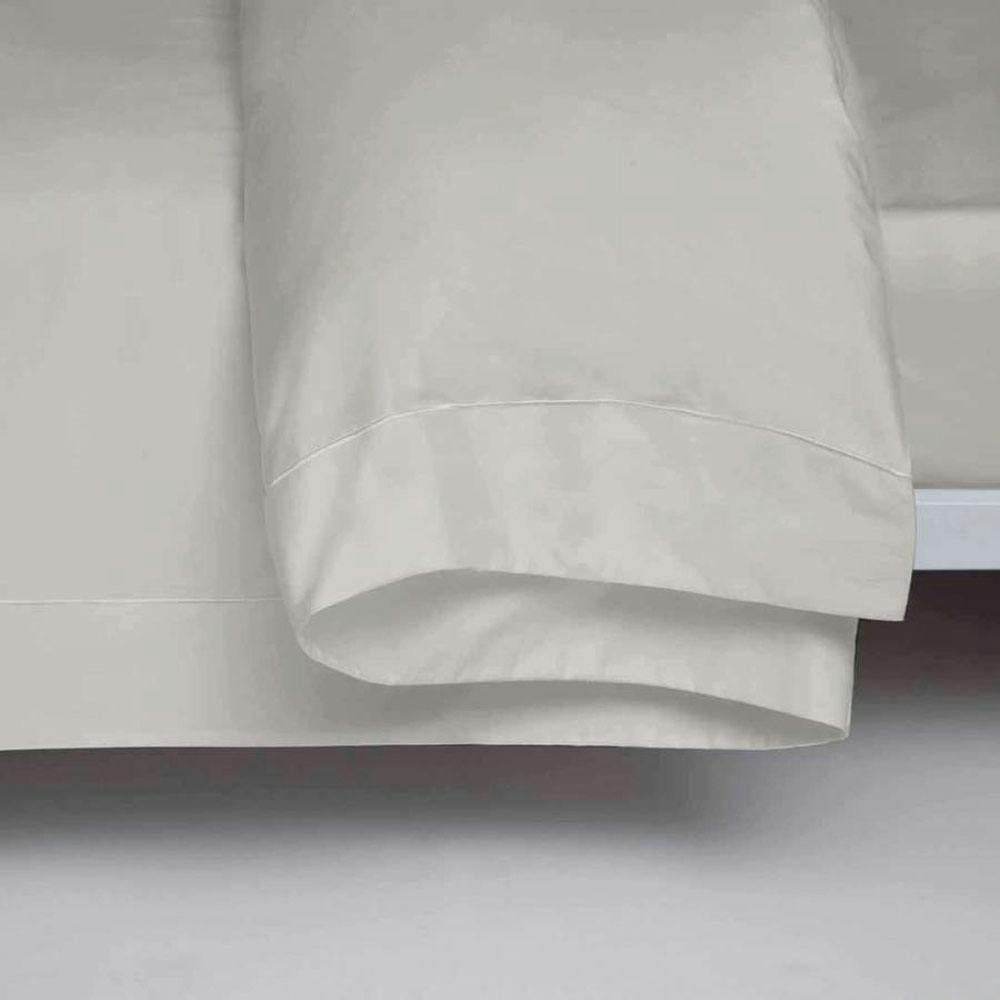 Belledorm 1000Thread Count Egyptian Cotton Flat Bed Sheet - Platinum - Emperor - Platinum - 55% Egyptian Cotton/45% Cotton