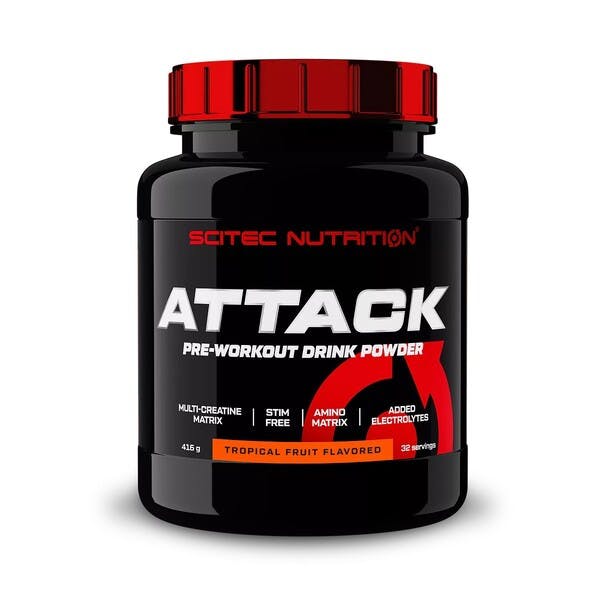 Scitec Attack, Tropical Fruit - 416G