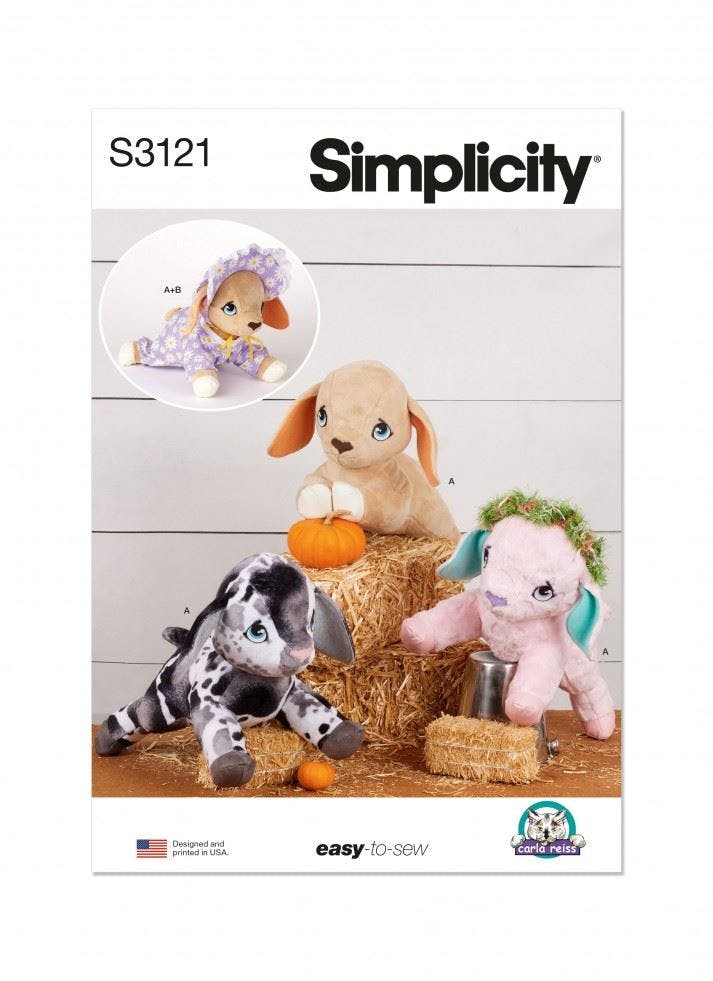 Simplicity Sewing Pattern 3121, Toys Os (One Size) - Easy - Os (One Size)