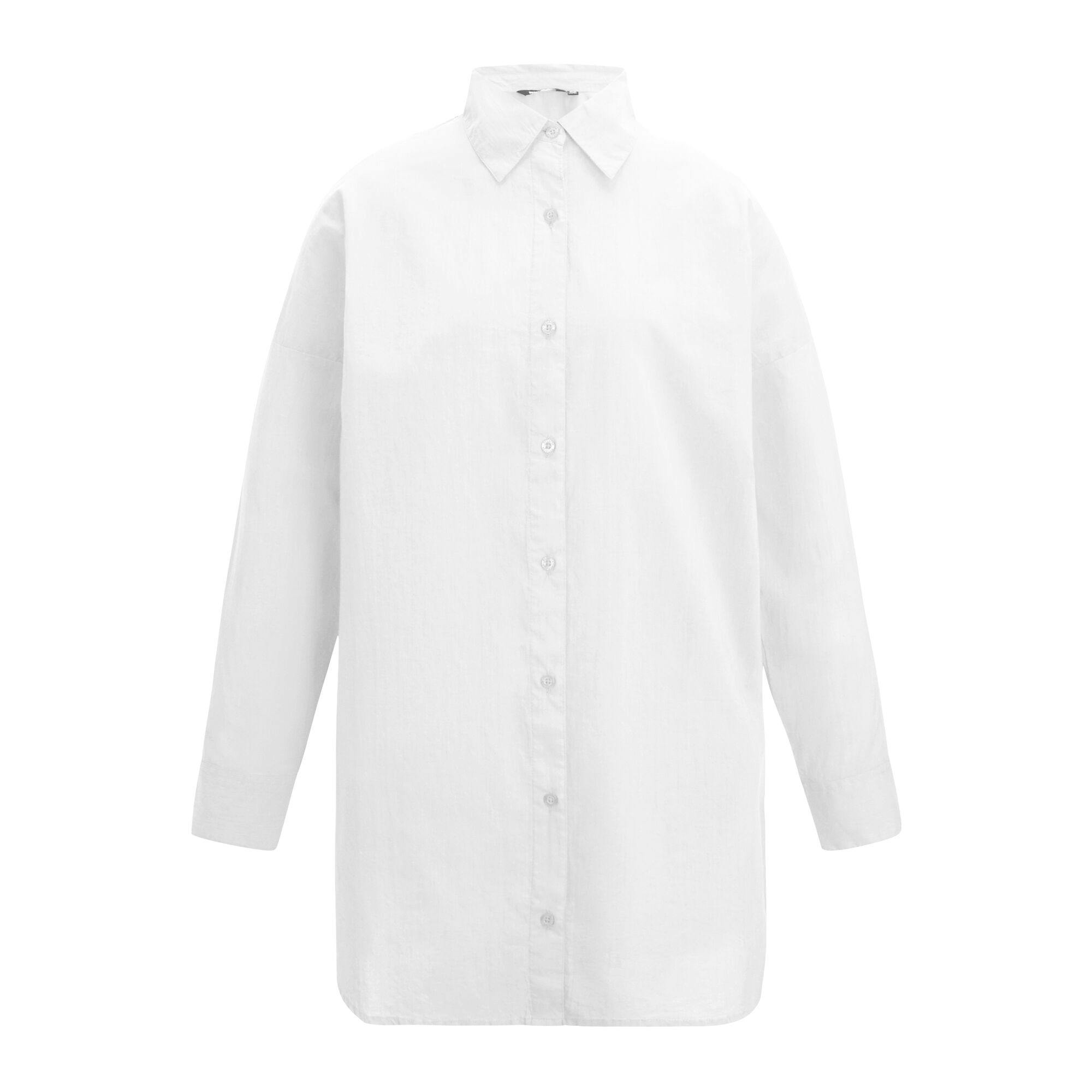 Regatta Women's White Prena Cover Up Plain Beach Shirt