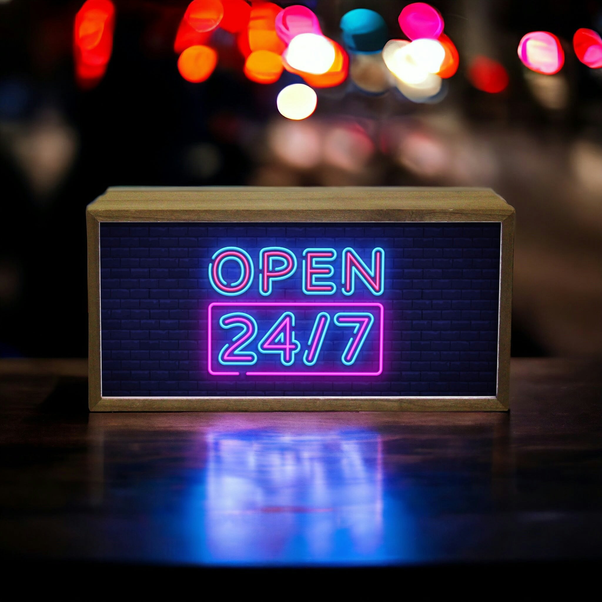 Echo Three Light Cool Sign Boxes (Open 24/7) - Image 3