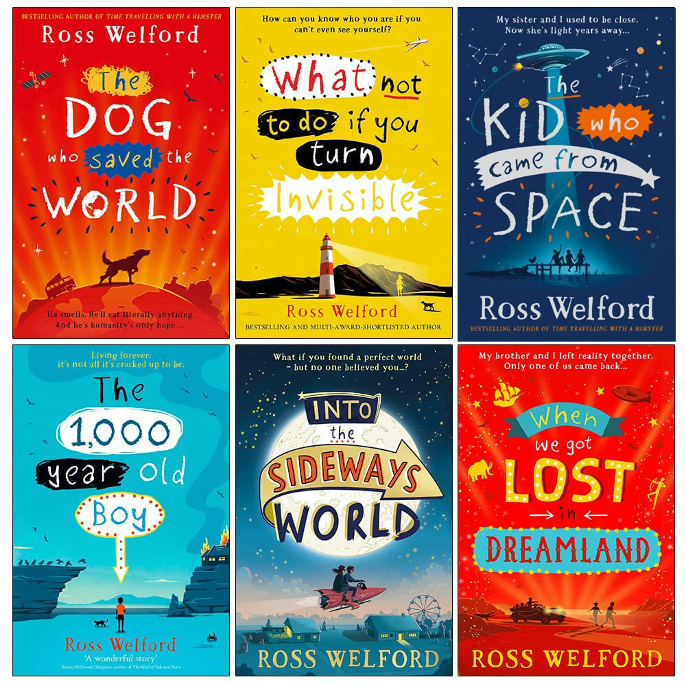 Harpercollins Boys Ross Welford 6 Book Set The Dog Who Saved The World, The 1,000-Year-Old & More