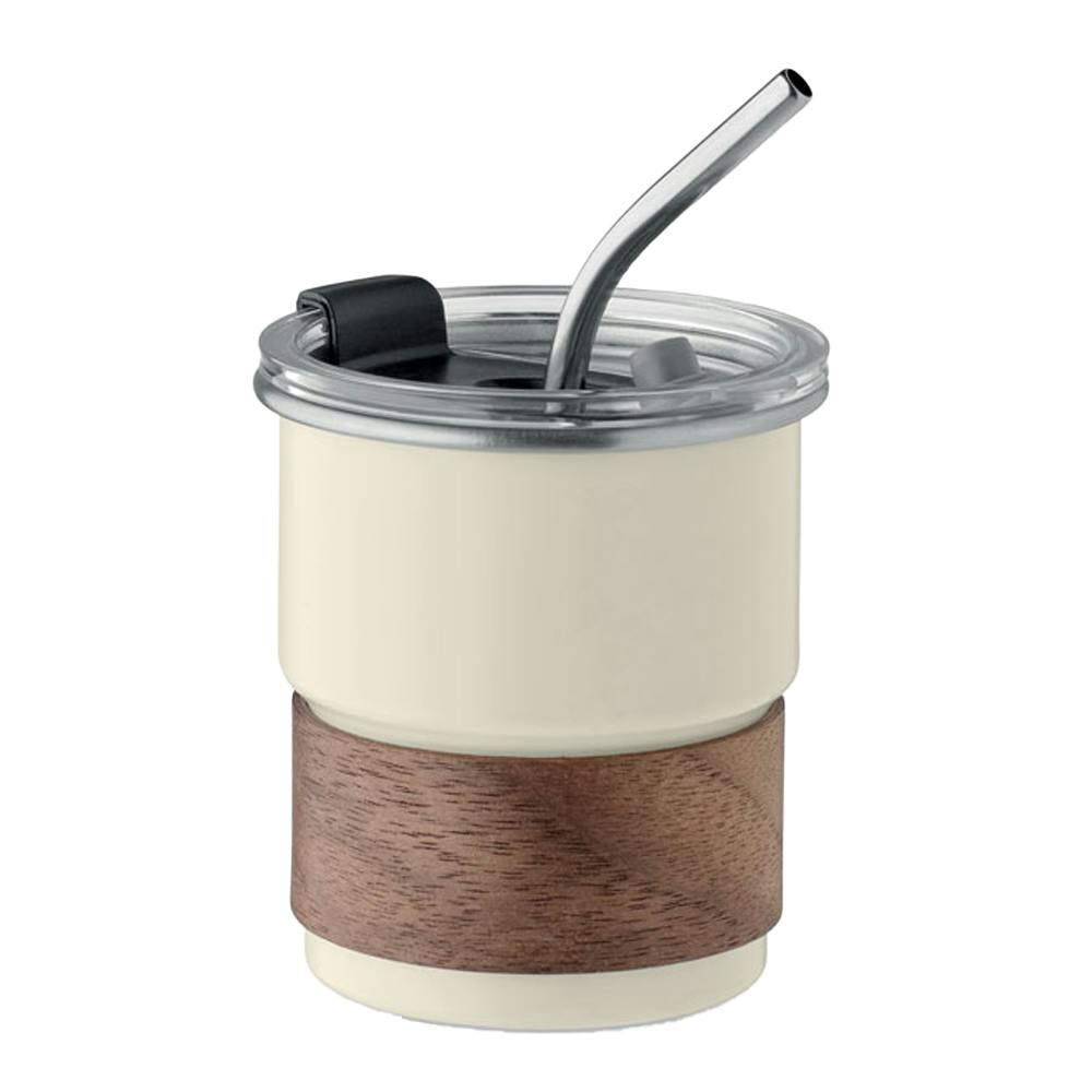 Rackhams Beige Mate 260Ml Tumbler - One Size - 90% Recycled Stainless Steel/10% Stainless Steel