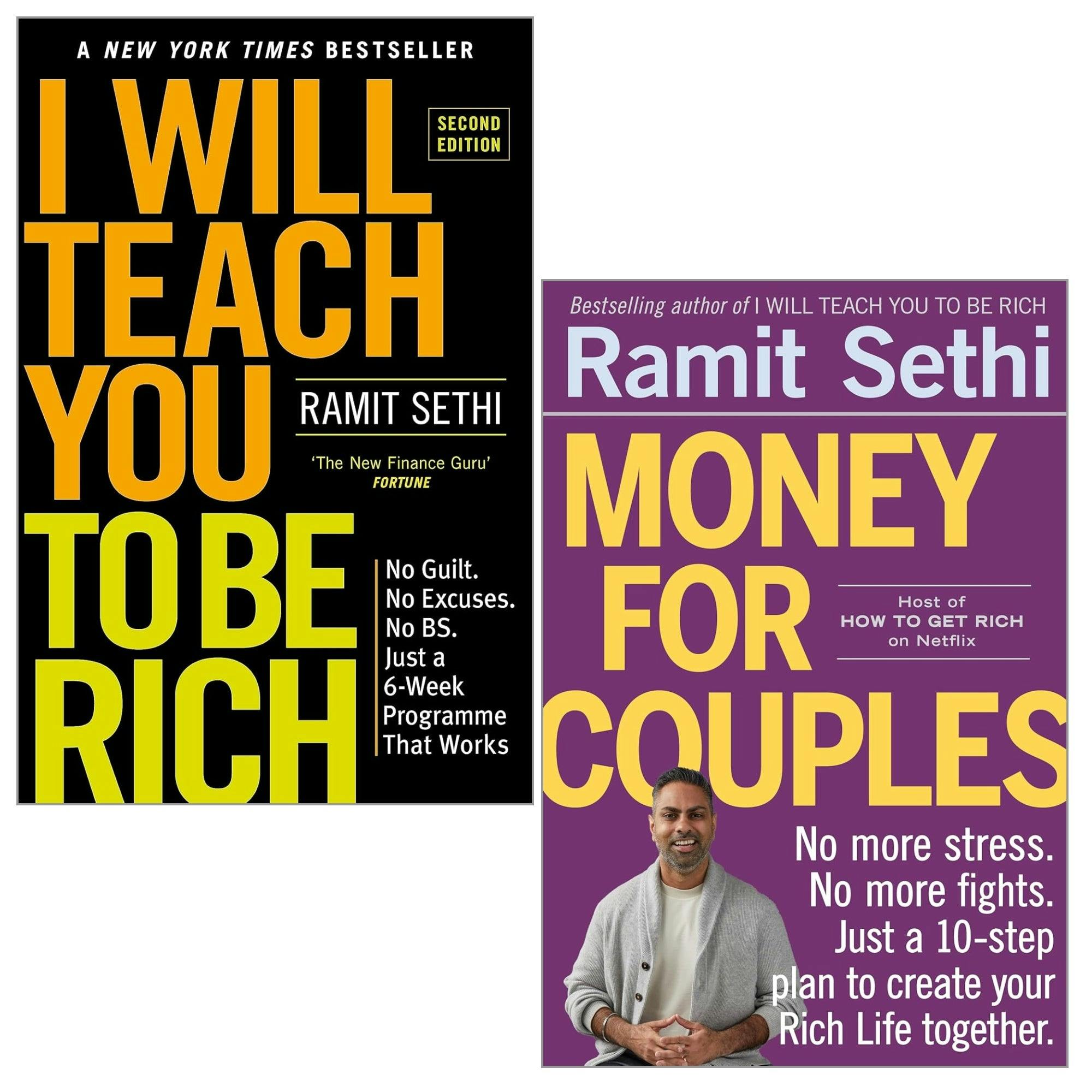 Various Publishers I Will Teach You To Be Rich And Money For Couples 2 Books Collection Set By Ramit Sethi