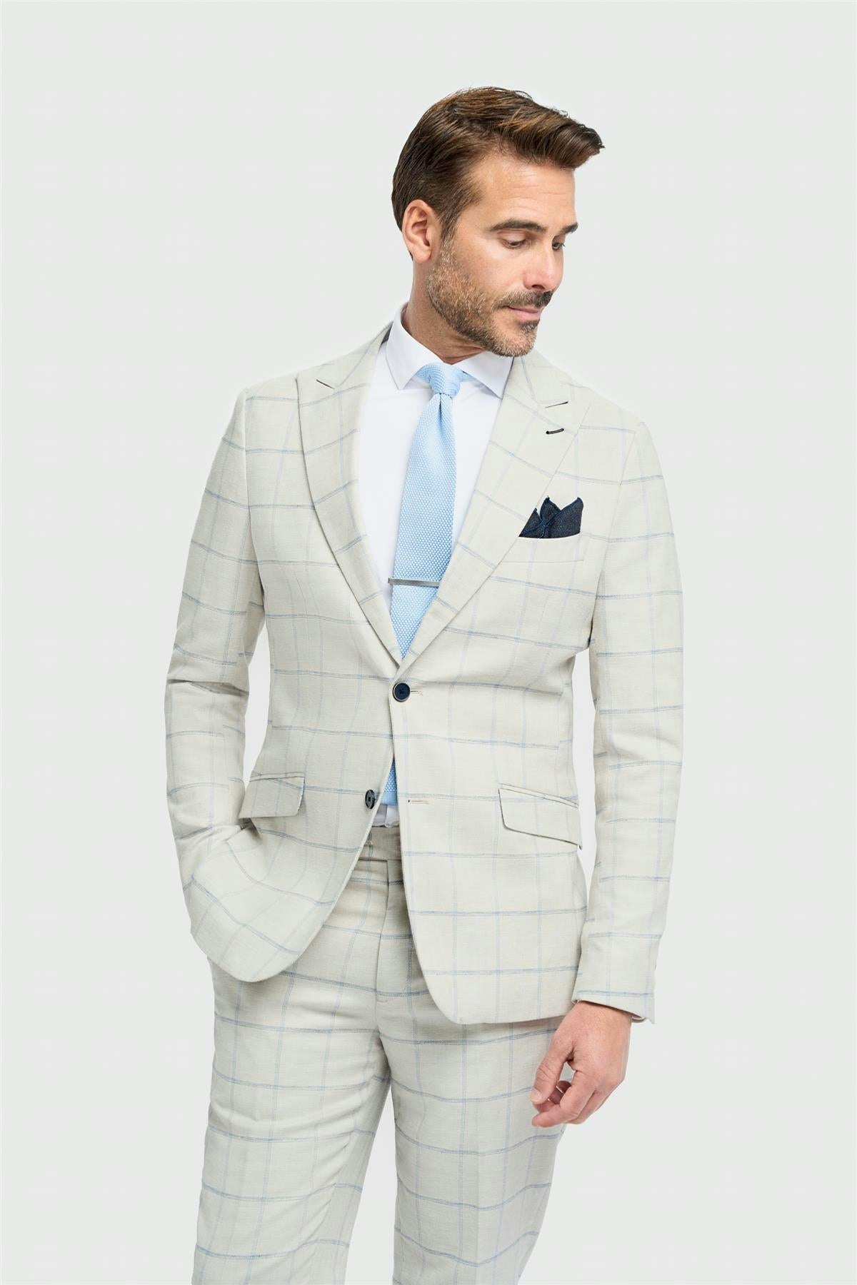 House Of Cavani Gabriel Slate Blazer - 44 Inch Chest