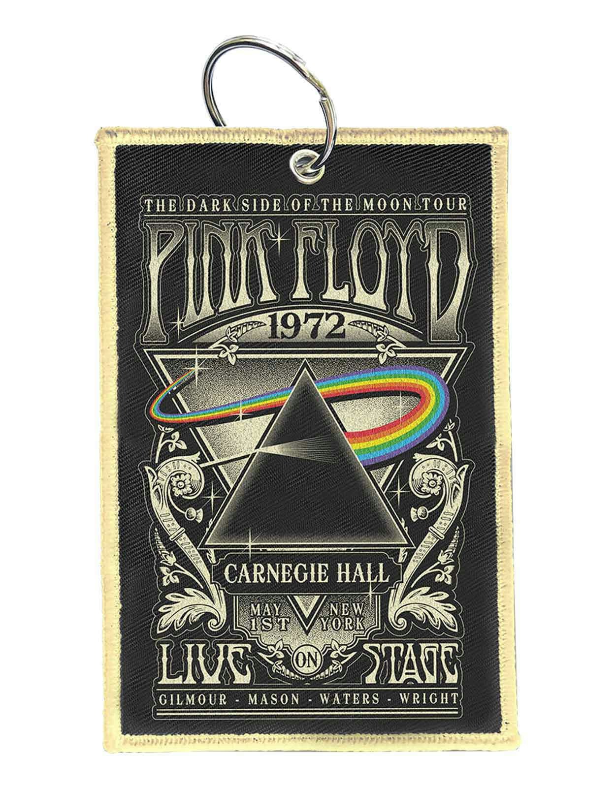 Paradiso Clothing Pink Floyd Keyring Carnegie Hall Patch Keychain