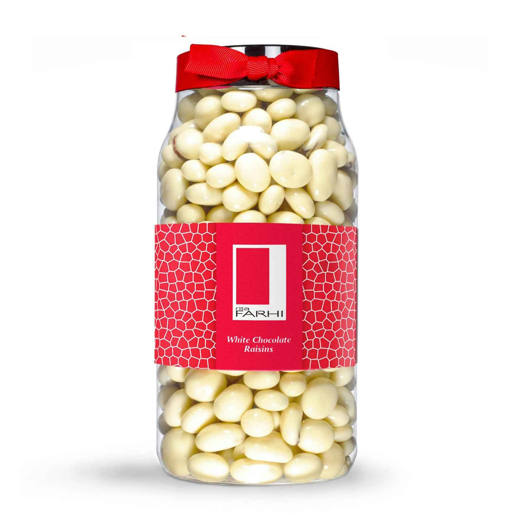 Rita Farhi White Chocolate Coated Raisins, Palm Oil Free, 870G