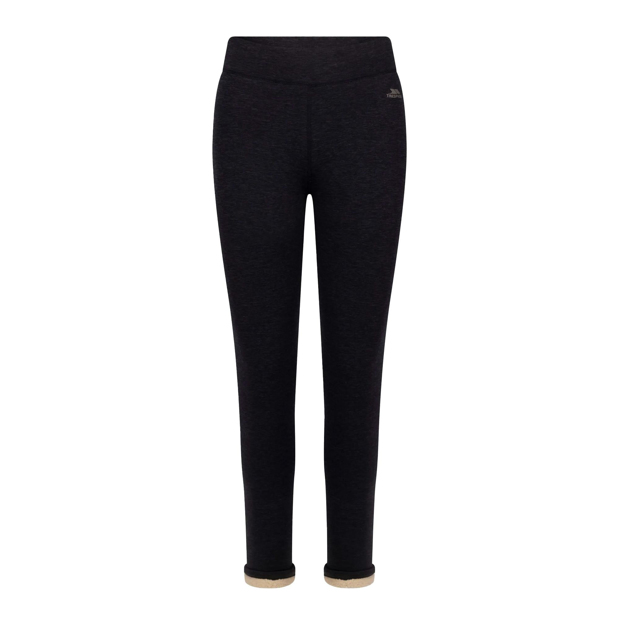 Trespass Women's Fuzzy Sherpa Leggings - Navy Marl - Xxl - Navy Marl - 94% Polyester/6% Elastane