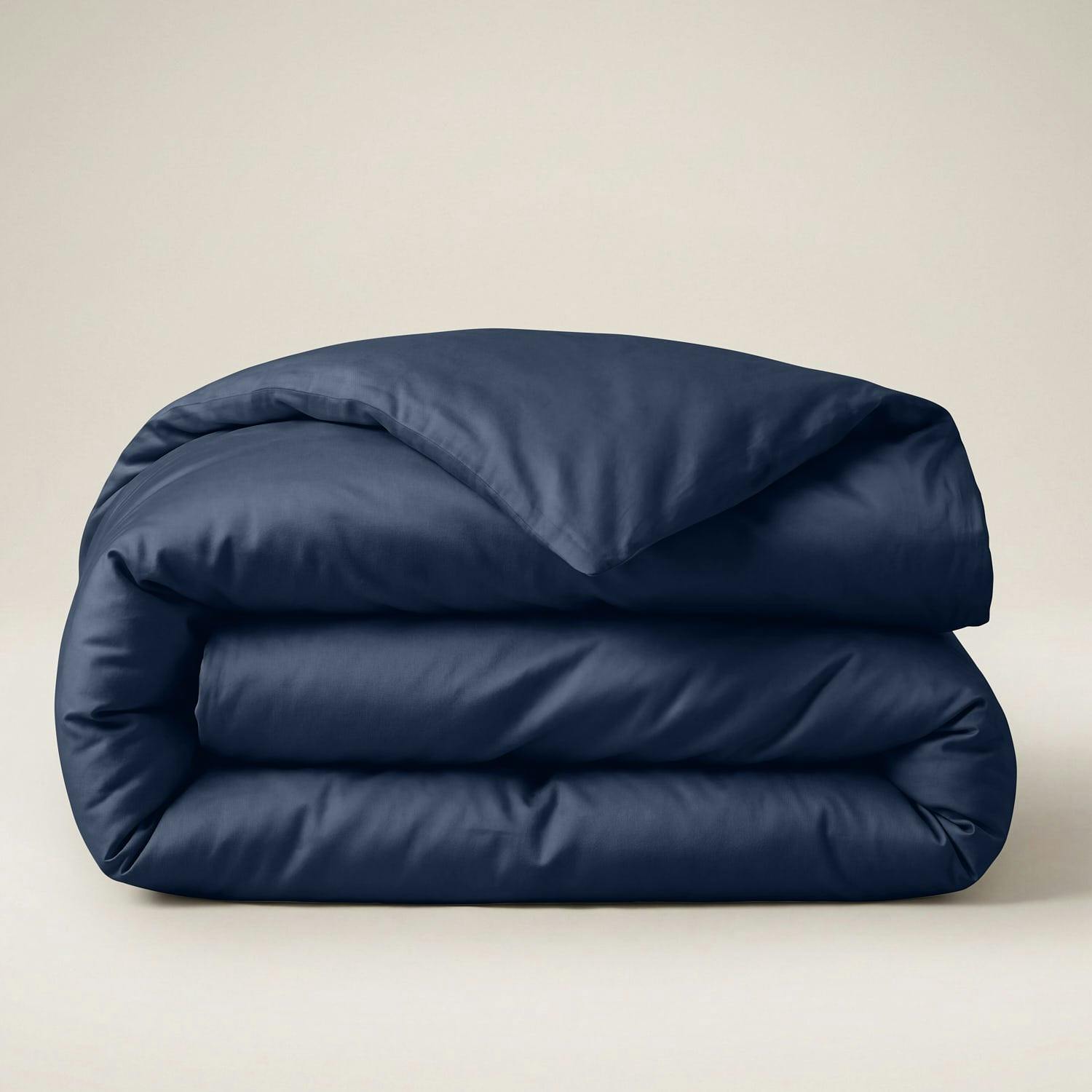Rackhams Sateen Duvet Cover - Navy - Double