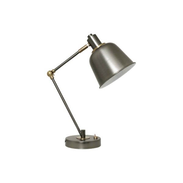 Rackhams Light Erik Gunmetal Desk Table Lamp