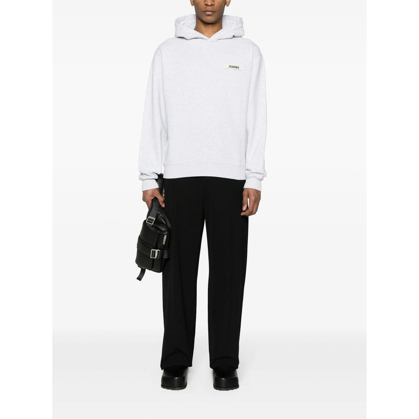 Jacquemus Grain/Grey The Gros Hoodie In - M