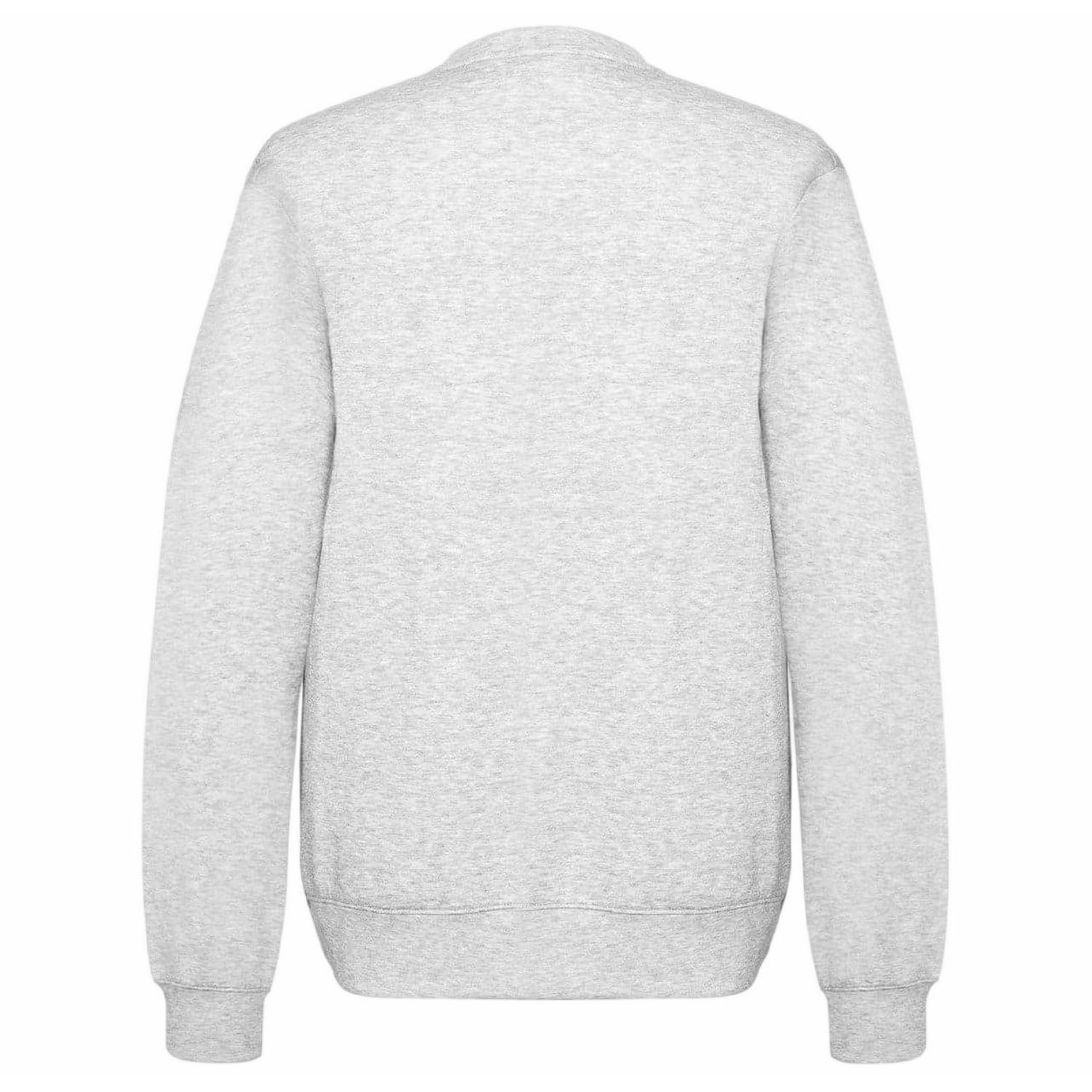 Slazenger Men's Fleece Crew Neck Sweatshirt - Charcoal Marl - Xxl - Charcoal Marl - 65% Polyester/35% Cotton