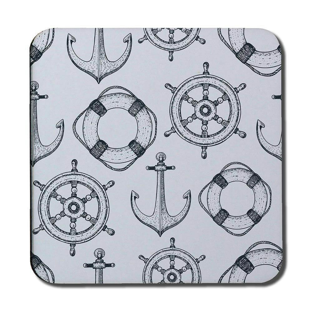 Rackhams Anchor & Wheel (Coaster) Size 6