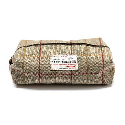 Captain Fawcett's Captain Fawcett Tweed Wash Bag