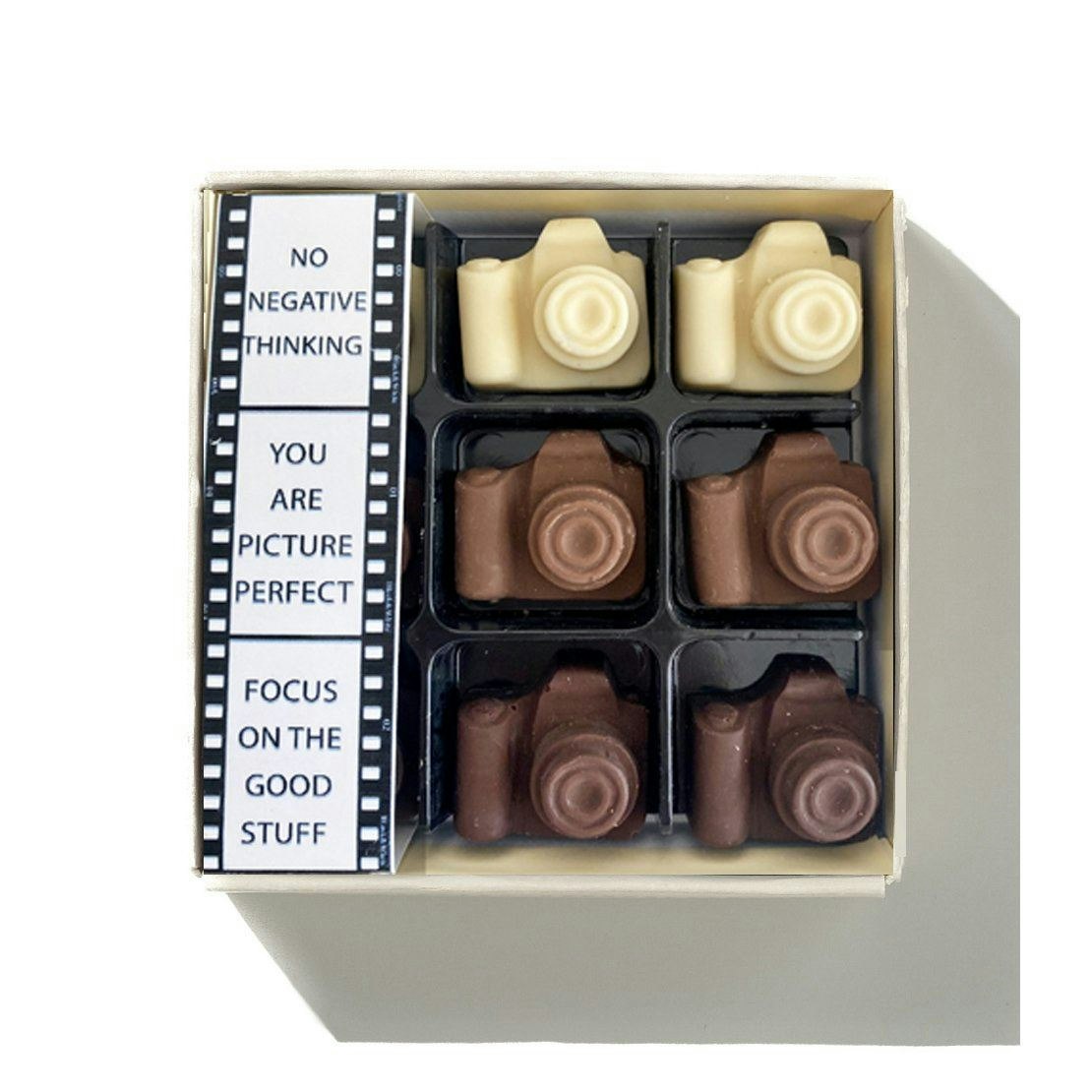 Choc On Choc White/Dark Chocolate Cameras
