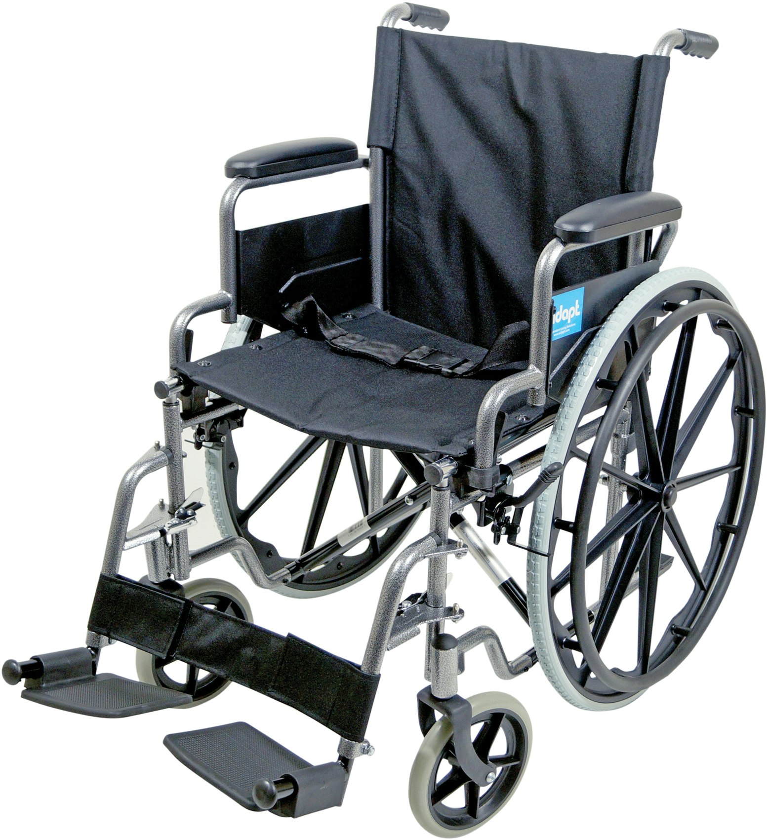 Aidapt Self Propelled Steel Wheelchair Hammered Eggect