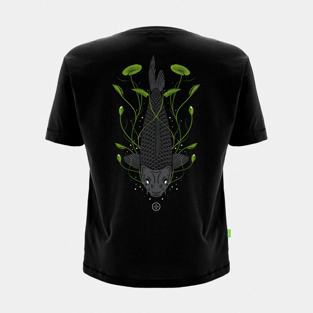 Kumu Green/Grey Tails Up Tee - S