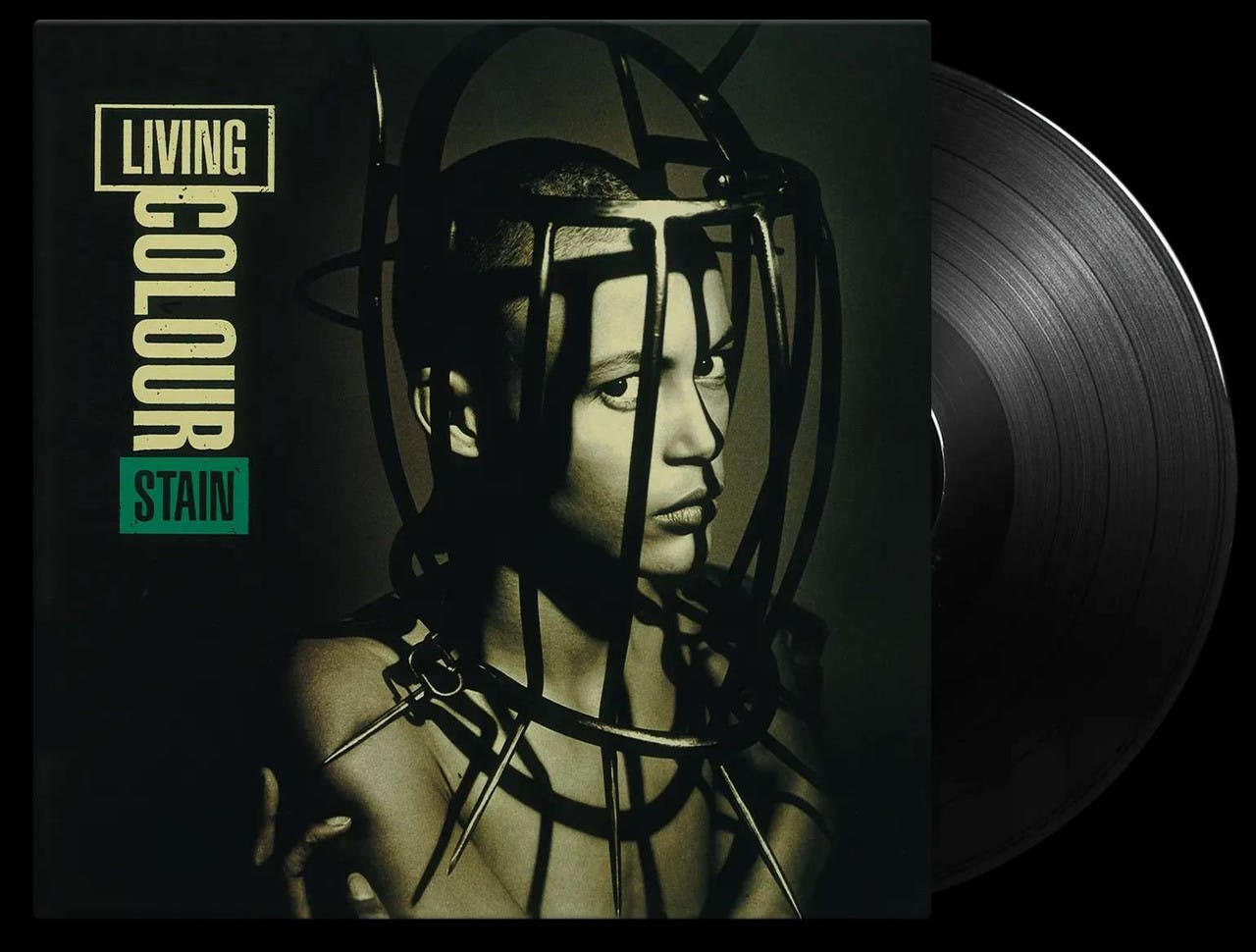 Eyesore Merch Black Living Colour 'Stain' Lp 180G Vinyl