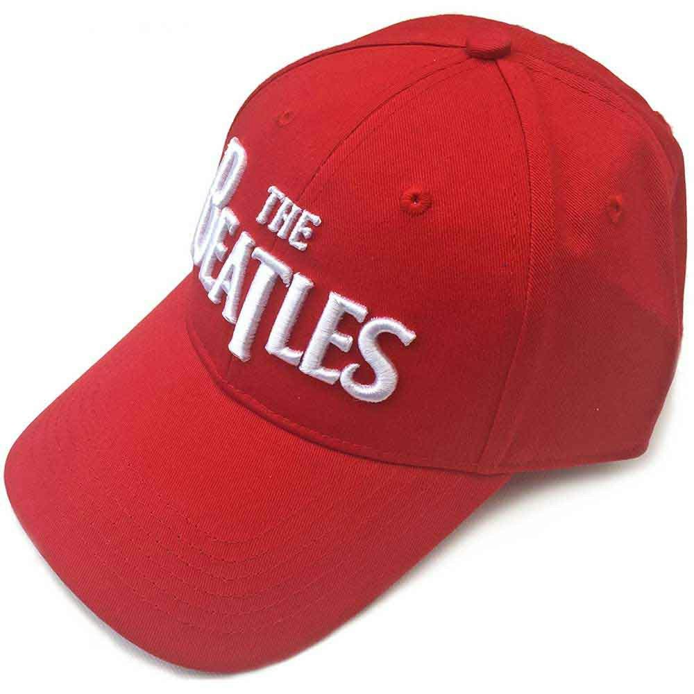 Paradiso Clothing Unisex Red The Beatles Drop T Band Logo Strapback