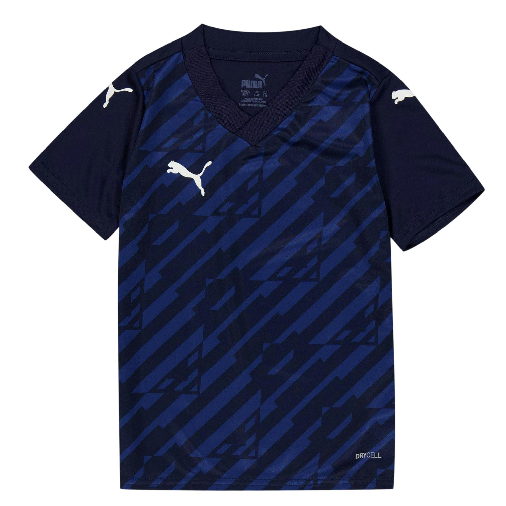 Puma Kids Teamultimate T-Shirt - Peacoat - 9-10 Years - Peacoat - 100% Recycled Polyester