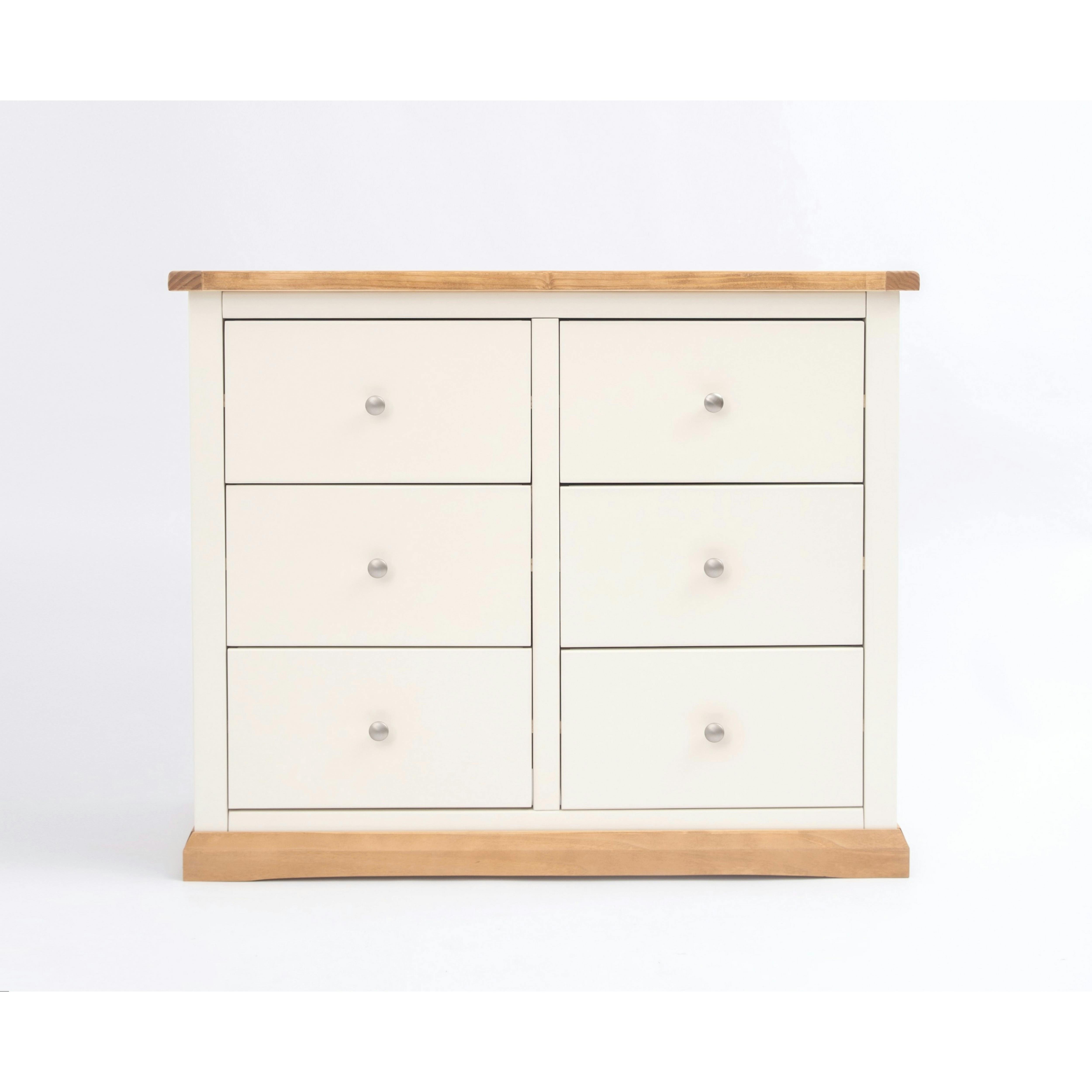 Rackhams White Trevi 6 Drawer Chest Of Drawers Chrome Knob - Off