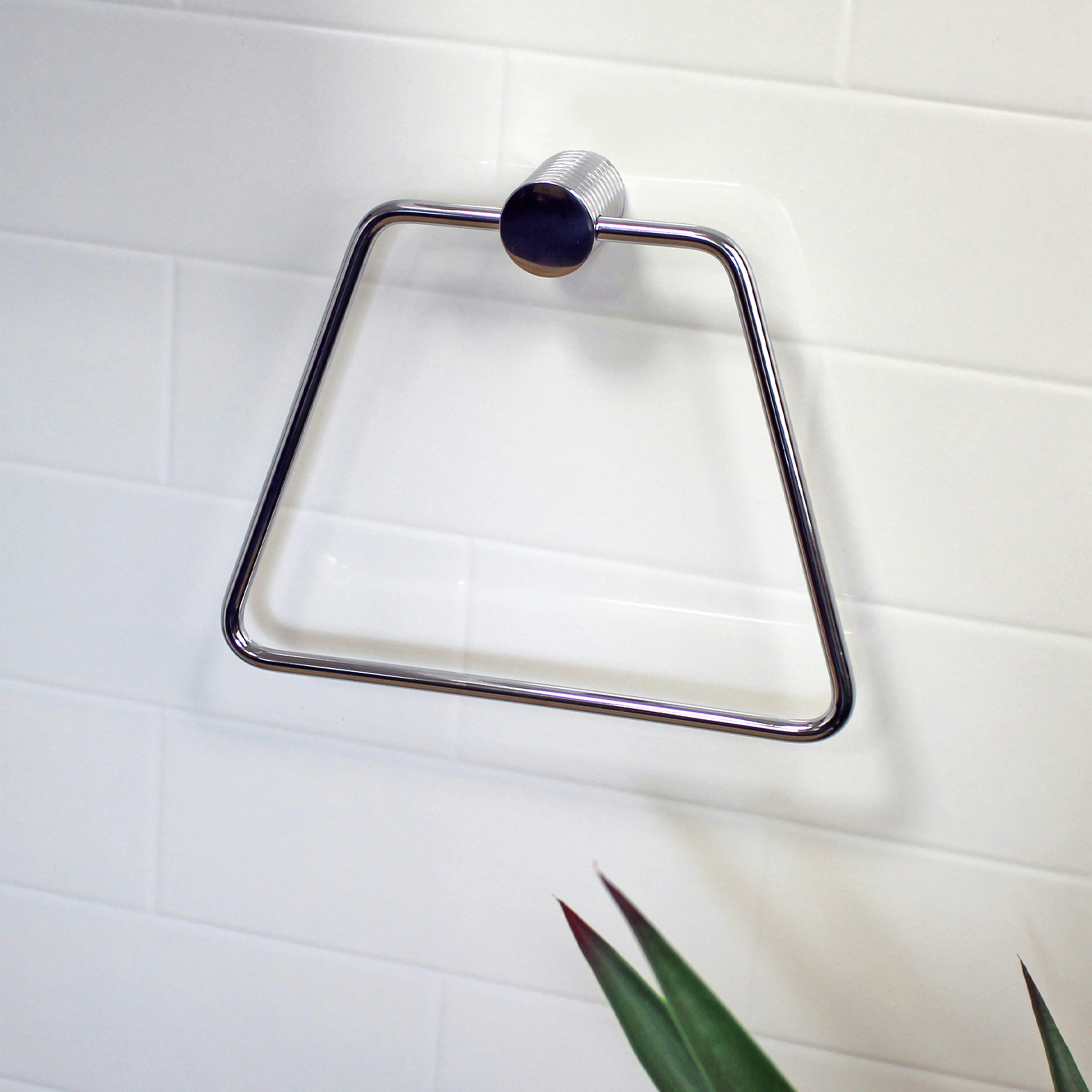 Showerdrape Vitality Chrome Stainless Steel Wall Mounted Towel Ring