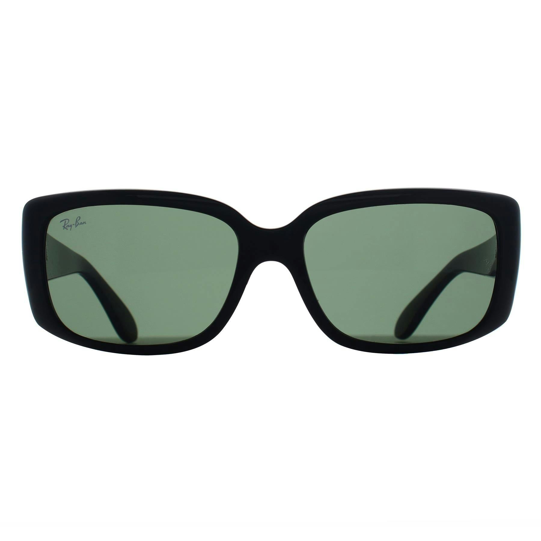 Ray - Ban Women's Black/Green Rb4389 601/31 Woman Sunglasses Acetate Pillow Normal - Image 5