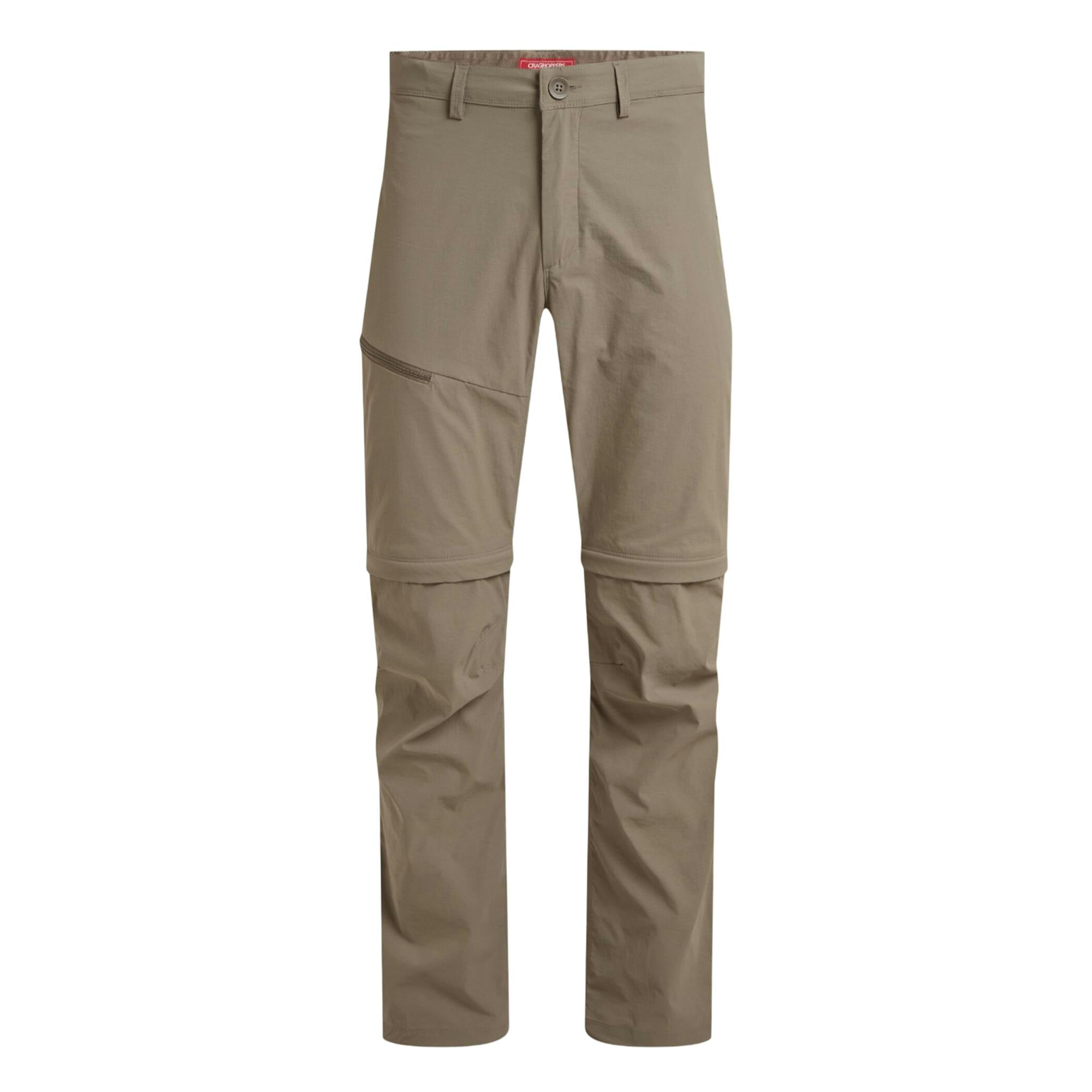 Craghoppers Men's Nosilife Pro Iii Convertible Trousers - Pebble - Pebble - 44S - 100% Mixed