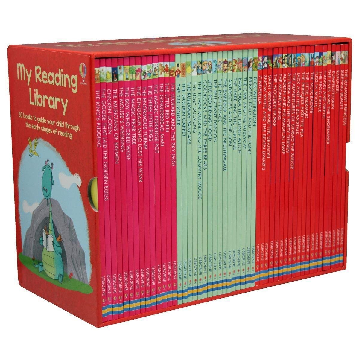 Usborne Boys Golden My Second Reading Library 50 Books Set Collection Age 4+ (New Version)