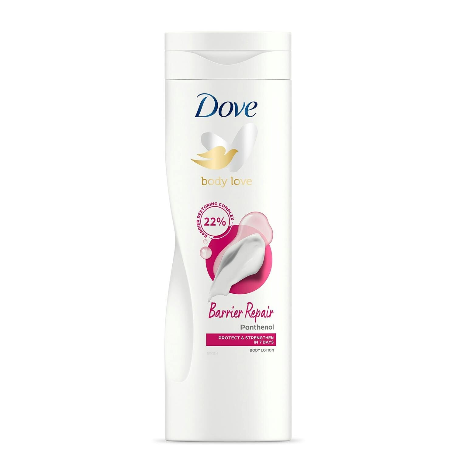 Dove Body Love Barrier Repair Body Lotion Panthenol Protect, 400Ml 12 Pack
