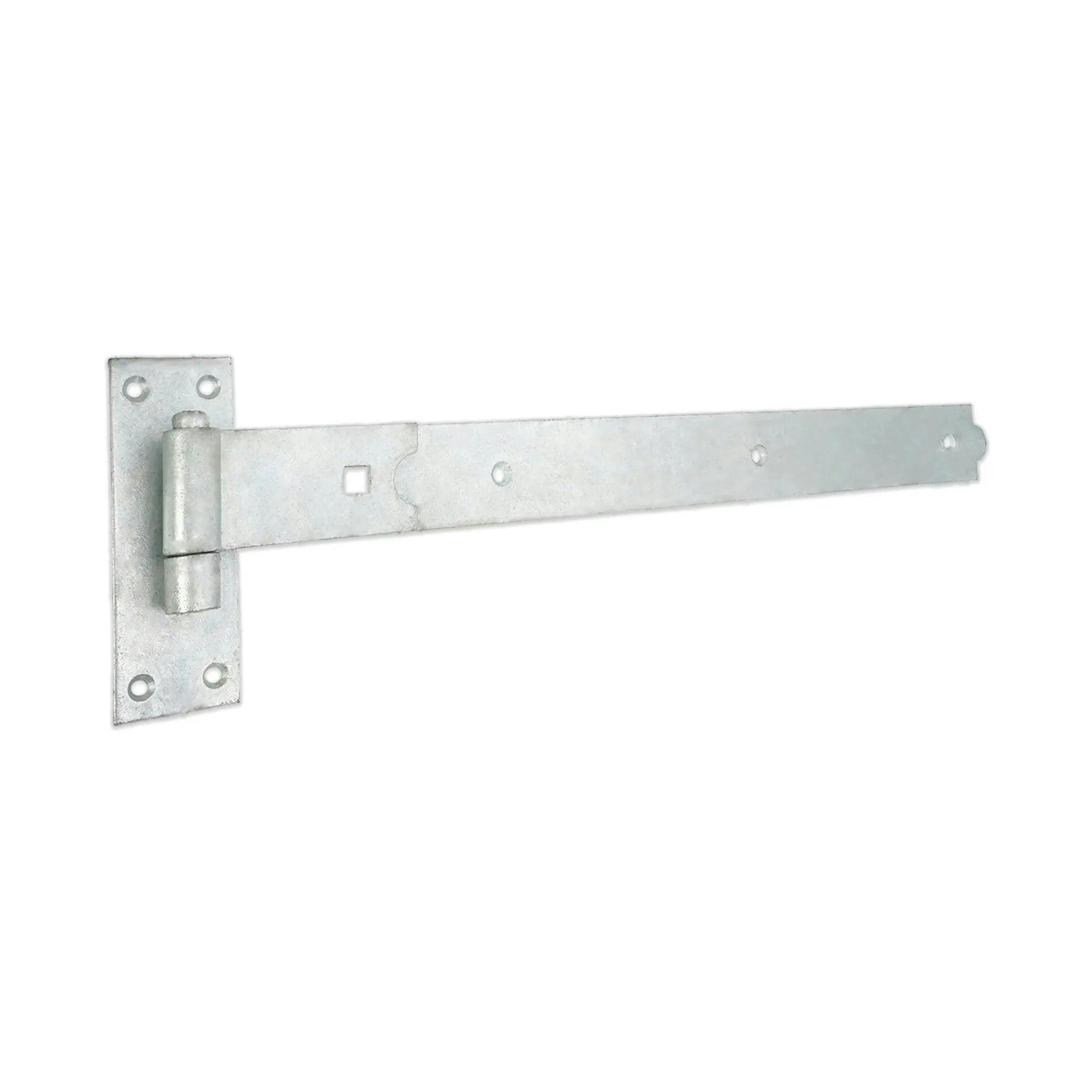 Rackhams Hook And Band Hinge - Straight - Galvanised - 600Mm