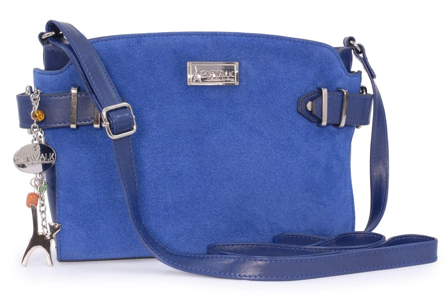 Catwalk Collection Handbags Blue Amanda - Crossbody Bag