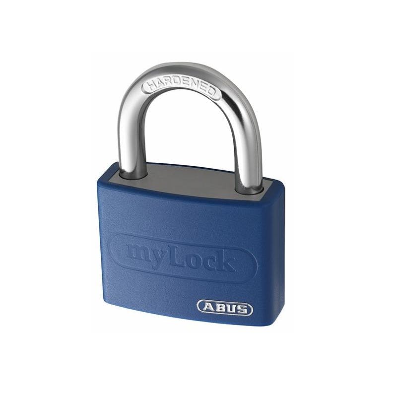 Abus Mechanical Blue T65al Series Aluminium Coloured Padlock - Keyed Alike 6401 - Multi Colour
