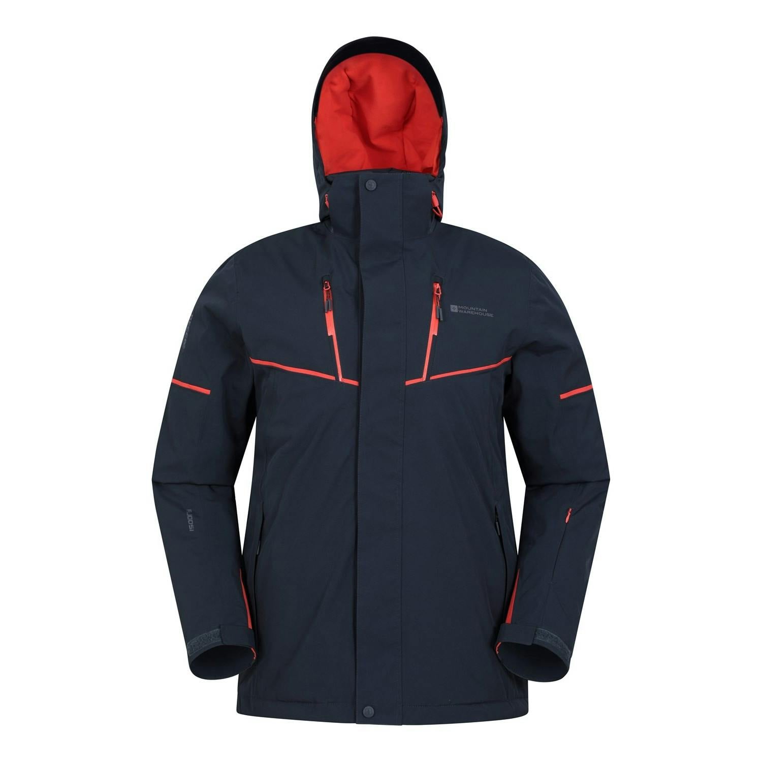 Mountain Warehouse Men's Grey Galactic Iii Extreme Ski Jacket - Xs - 94% Polyester/6% Elastane