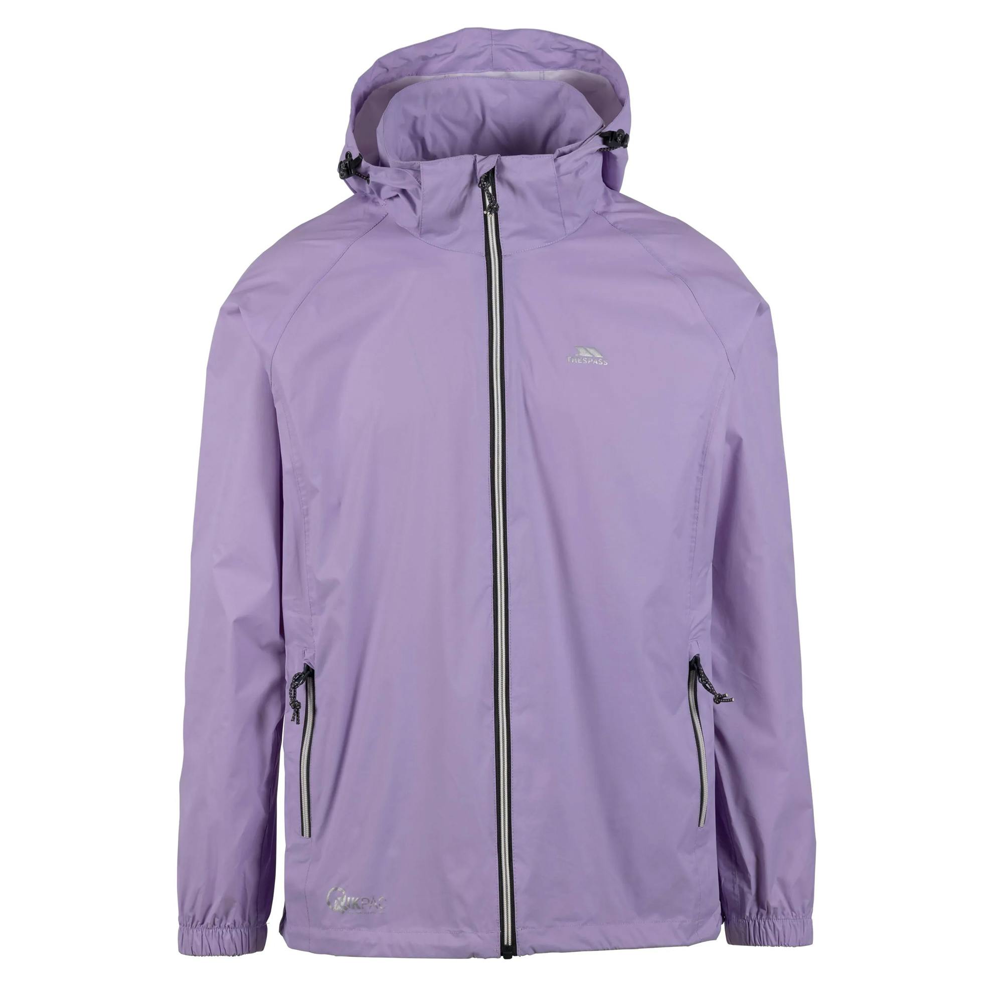 Trespass Unisex Purple Qikpac X Packaway Jacket - Gelsomino - Gelsomino - L - 100% Polyester