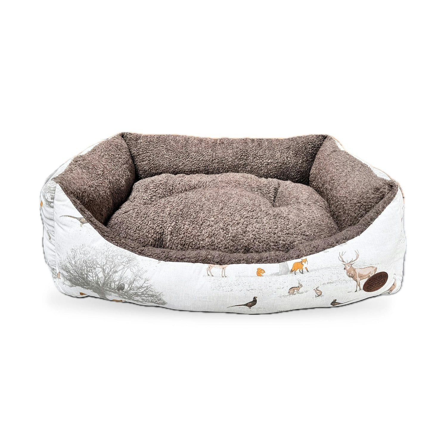Snug And Cosy Pets Woodland Rectangle Bed - Large 76Cm