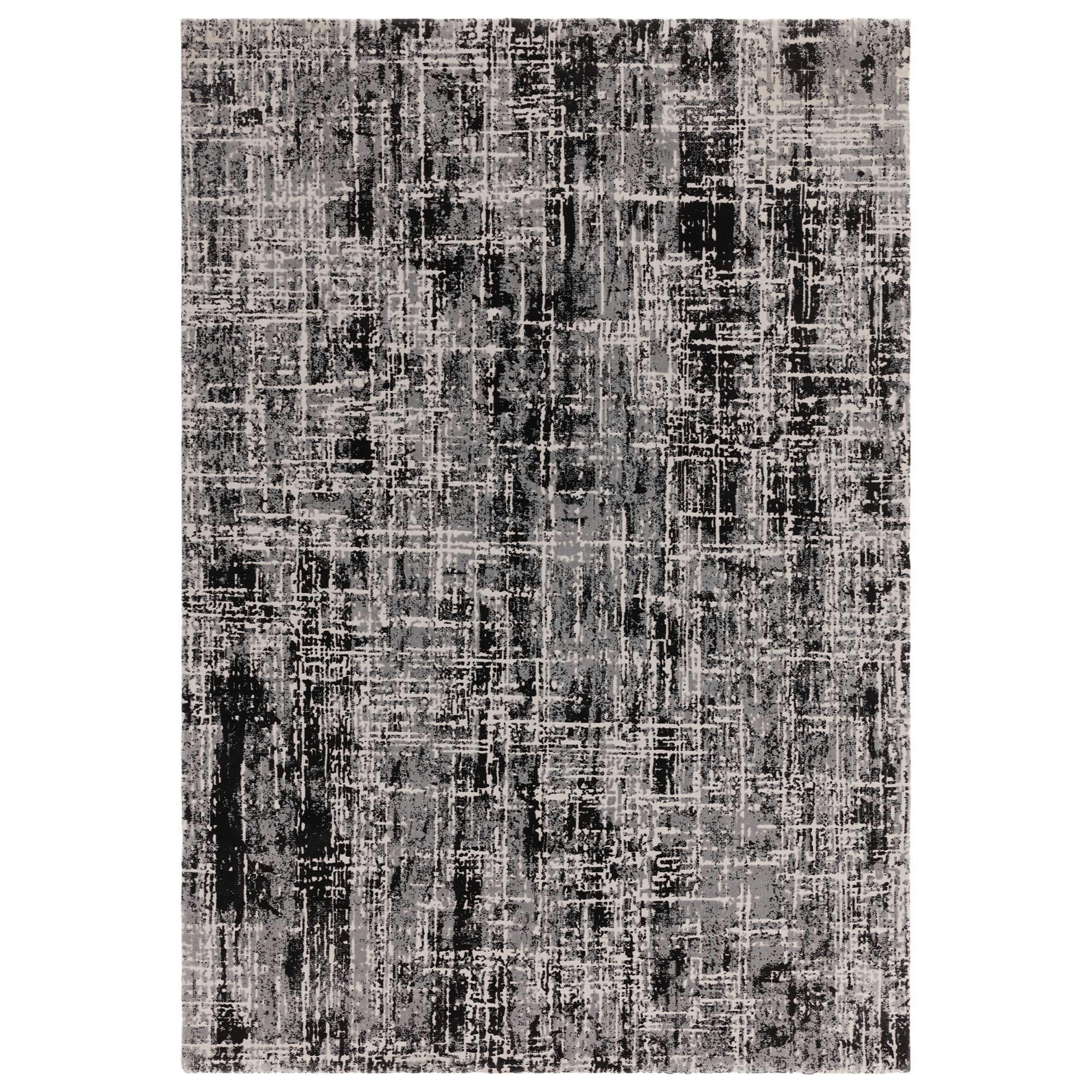 Asiatic Black Kuza Abstract Rug - 120X170cm