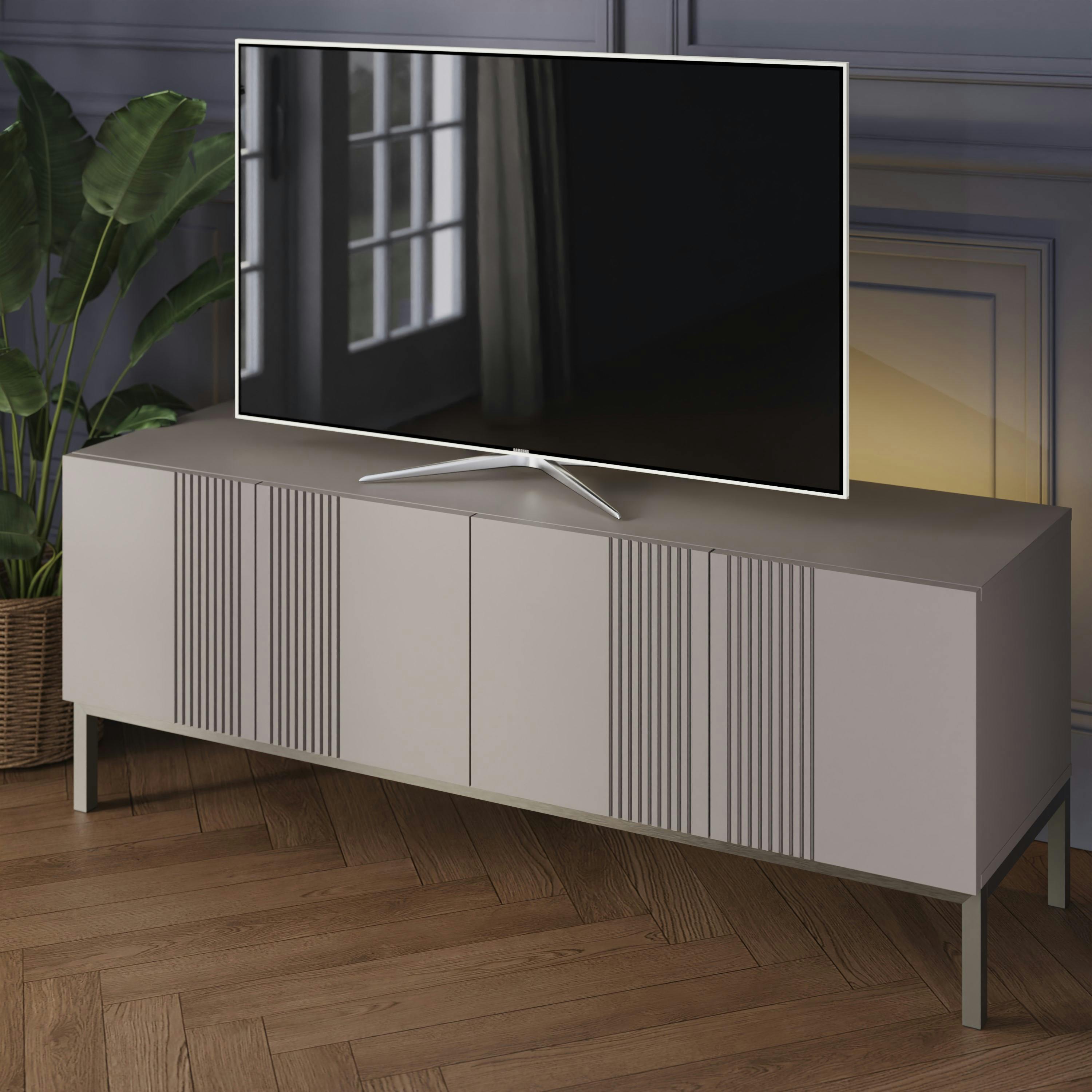 Rackhams Grey Frank Olsen Iona 1500 Tv Cabinet
