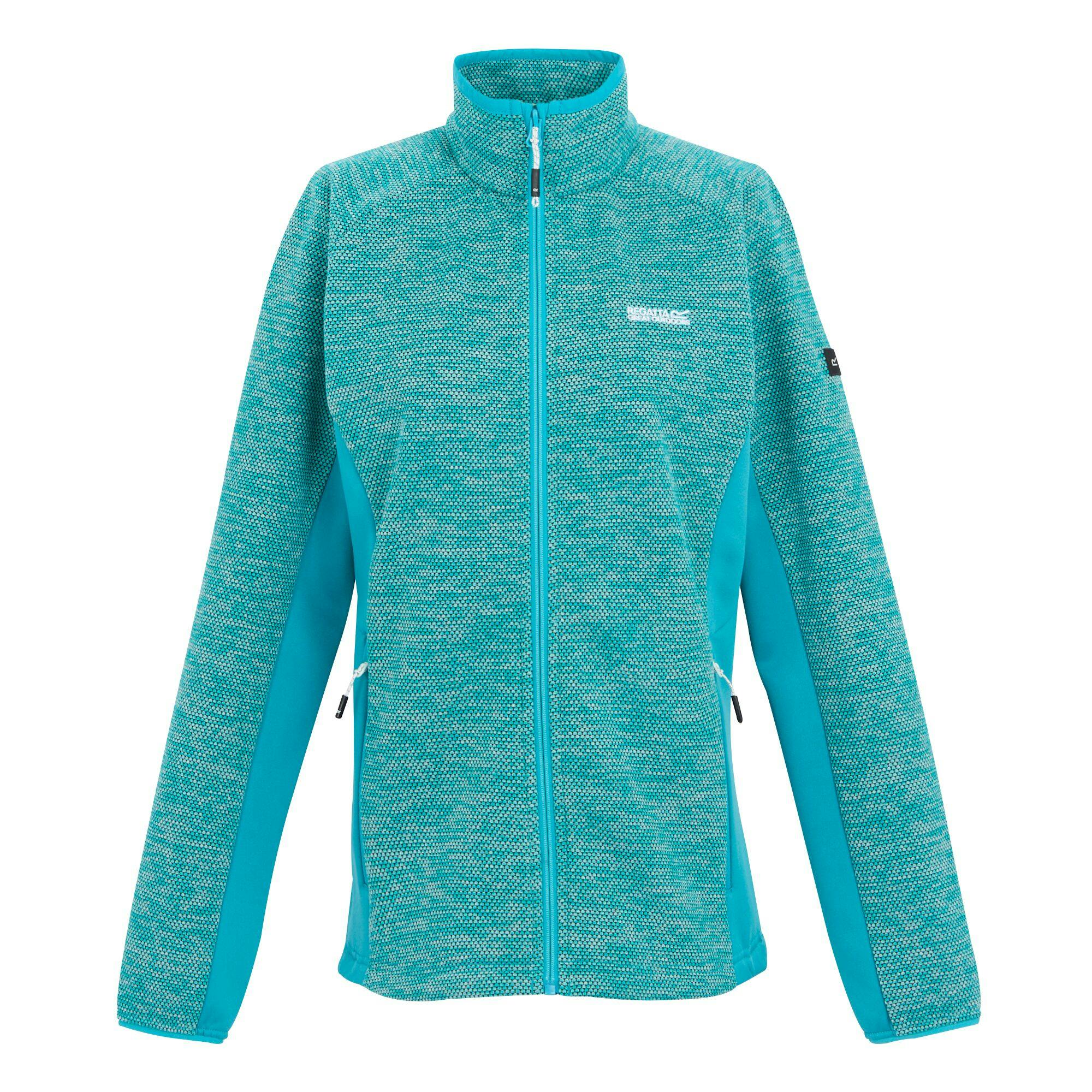 Regatta Women's Blue Highton Iv Full Zip Fleece Jacket - Tahoe - 14 Uk - Tahoe - 100% Mixed