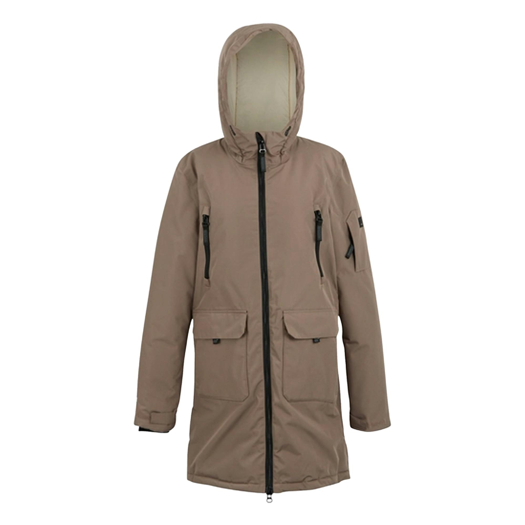 Regatta Women's Gwynn Insulated Waterproof Jacket - Mocha/Perfectly Pale - 16 Uk - Mocha/Perfectly Pale - 100% Mixed
