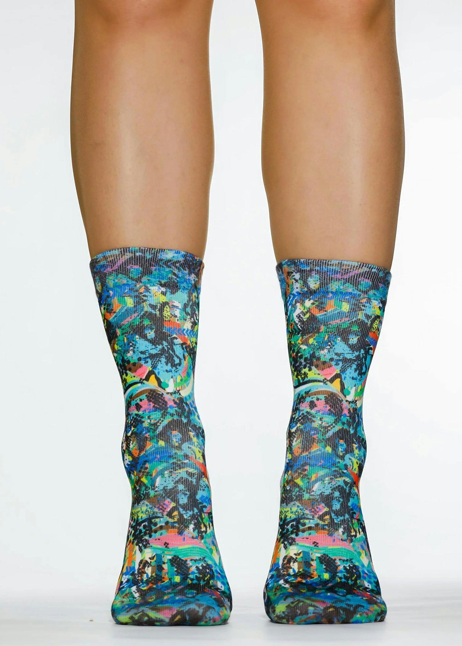 Jemsox Women's Art Crocodile Fashion Gift Socks