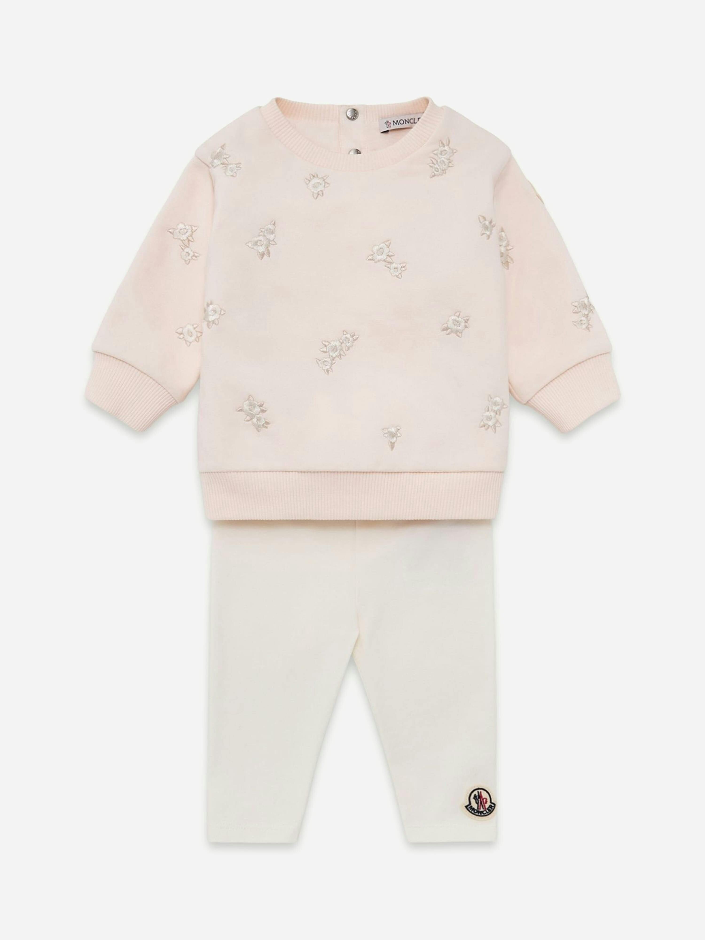 Moncler Enfant Women's Pink Baby Girls Legging Set In - 2 Yrs